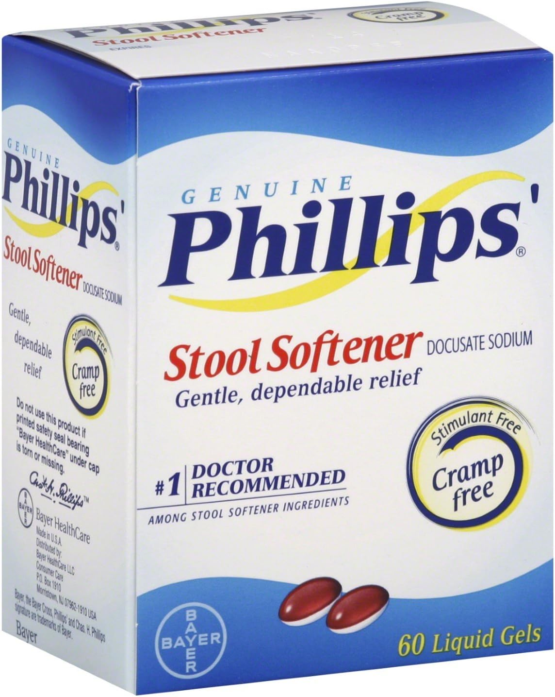Phillips Stool Softener Liquid Gels 60 Count Tej Amazon.ca Home