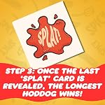 Joking Hazard Hoddog Card Game – 82 Cards for Kids & Adults, Race to Build the Longest Hoddog with Fun & Strategy, Includes Ketchup Splat Cards & Rulebook