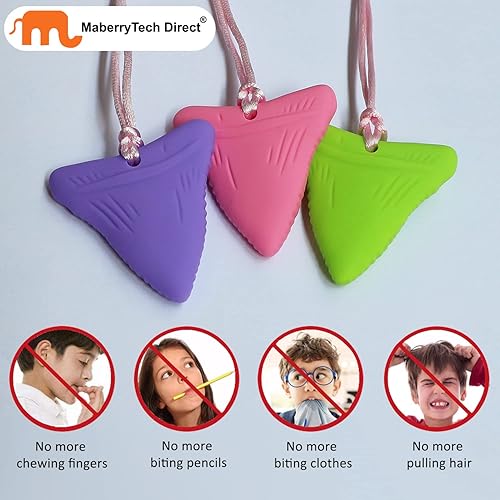 Miniatura 6 de Juguetes sensoriales para masticar para niños autistas niñas motor oral de silicona que ayuda a masticar para niños necesidades sensoriales reduce