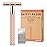 Shiny Rose Gold Safety Razor, Single Blade Razors for Women, with 10 Stainless Steel Double Edge Blades, Reusable Metal Razor, Eco-Friendly, Smooth and Close Shave, Sustainable, Plastic Free