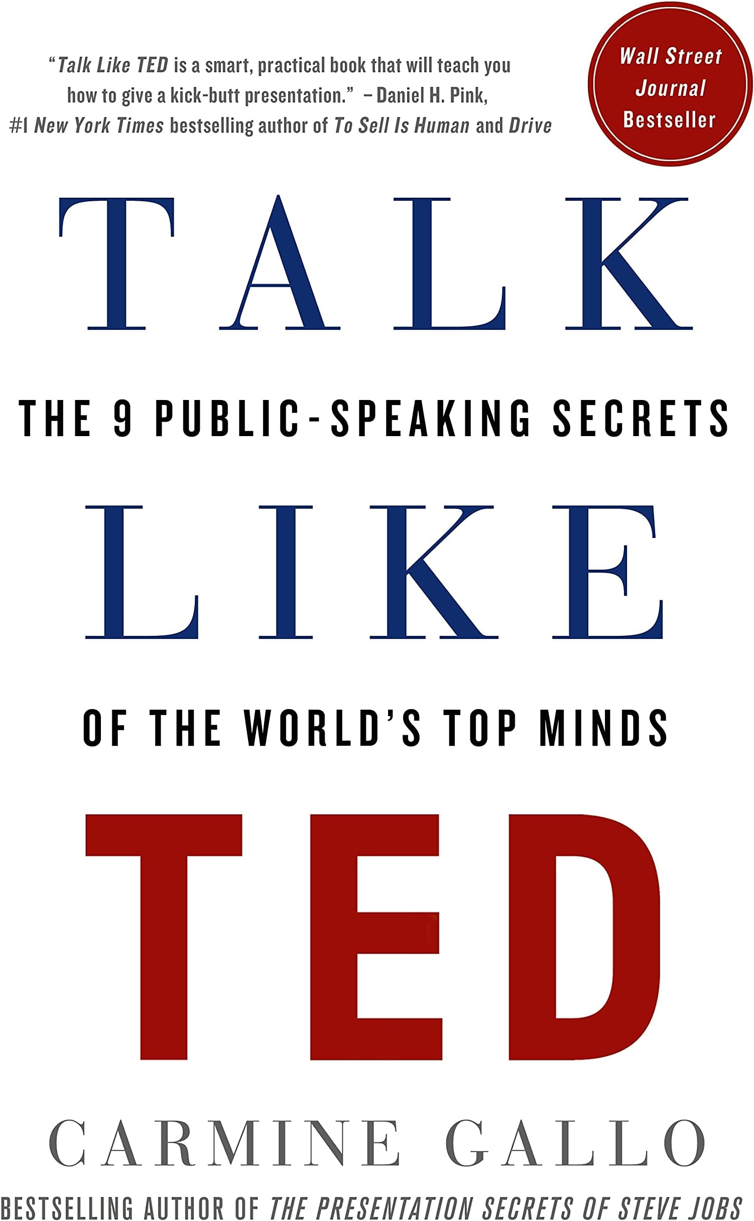 Talk Like TED: The 9 Public-Speaking Secrets of the World's Top Minds