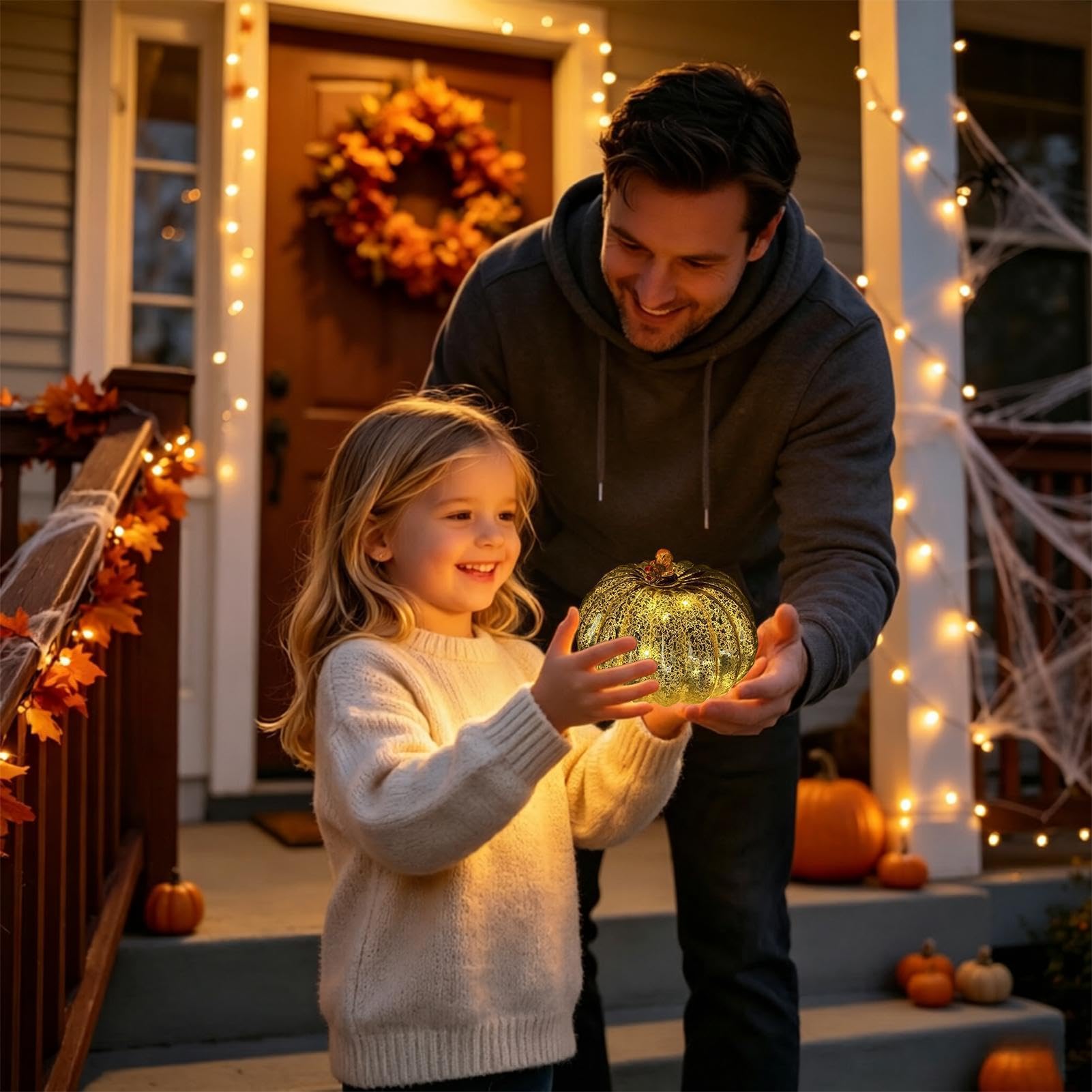 Lampade scintillanti per Halloween con timer