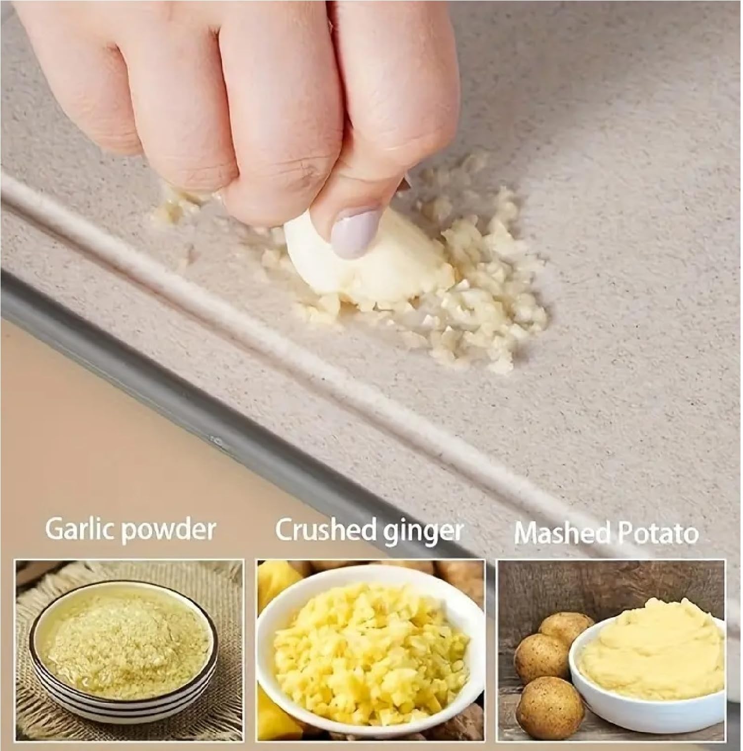 Double Sided Cutting Board with Knife Sharpener -5 Double Sided Cutting Board with Knife Sharpener -5