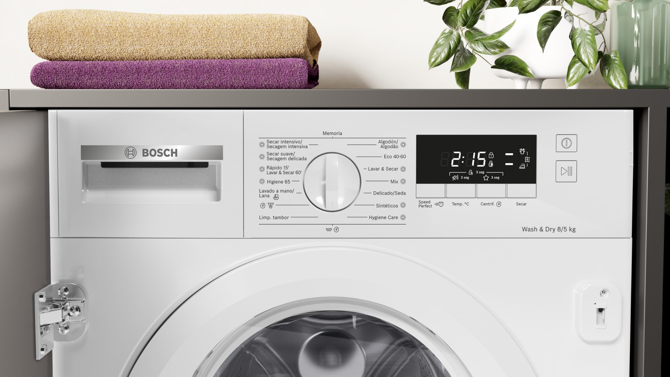 Bosch Serie 4 WKD28260ES Waschmaschinentrockner 8/5 kg integrierbar AutoDry SpeedPerfect
