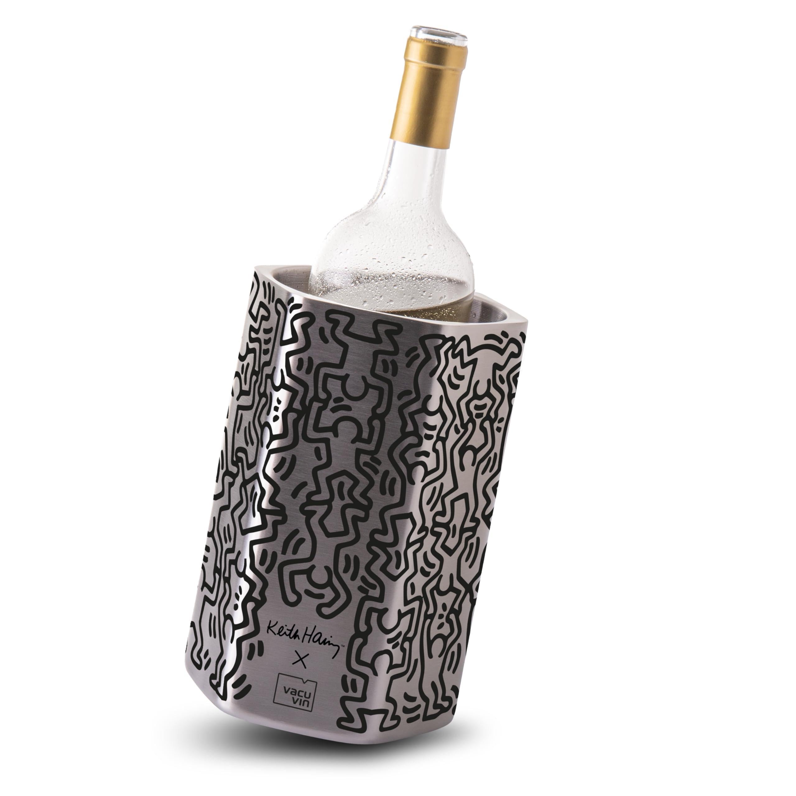 Amazon.com: Vacu Vin Wine Cooler Hive – Keith Haring Stainless