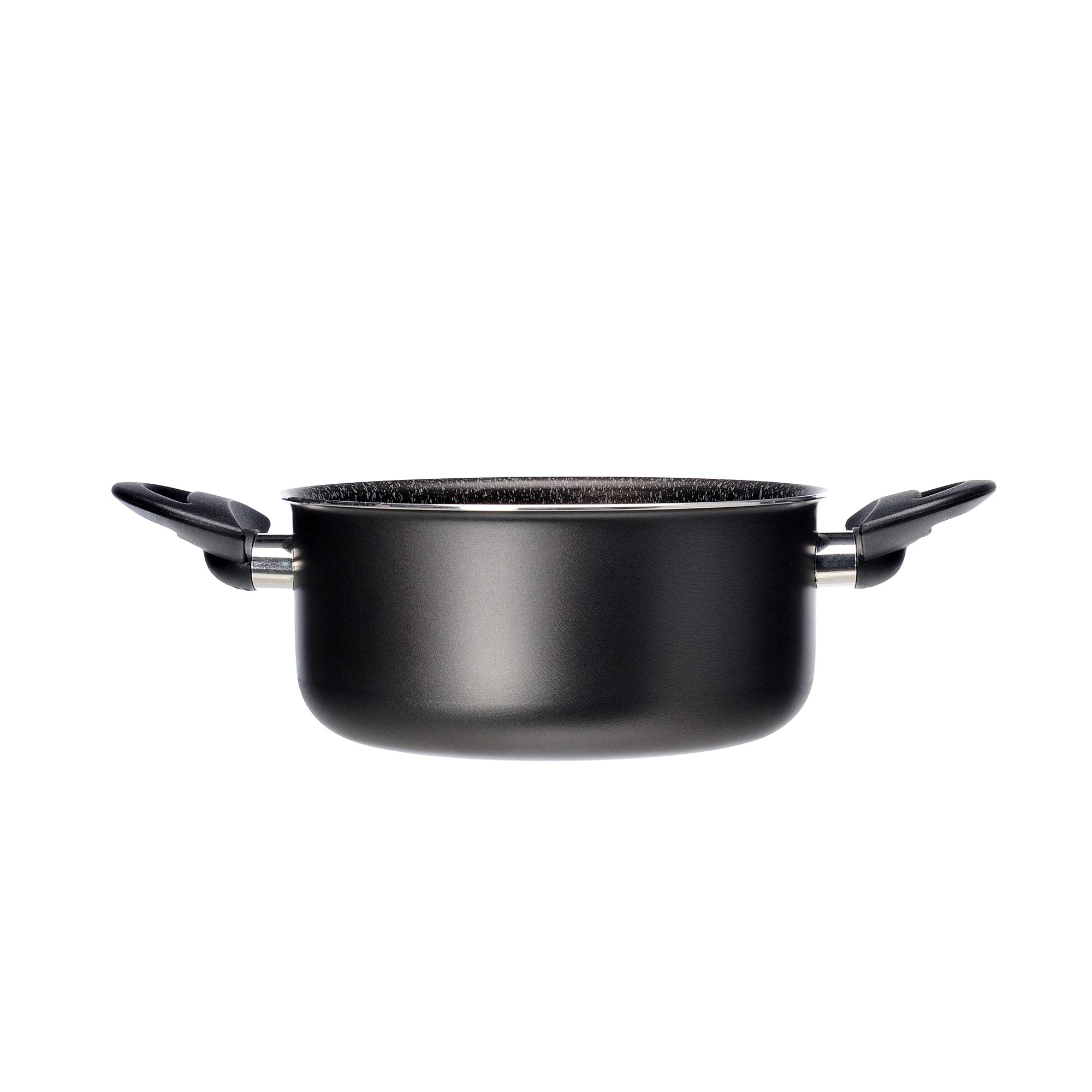 ALLUFLON Tradizione Italia Casseruola, Alluminio, Nero, 22 cm