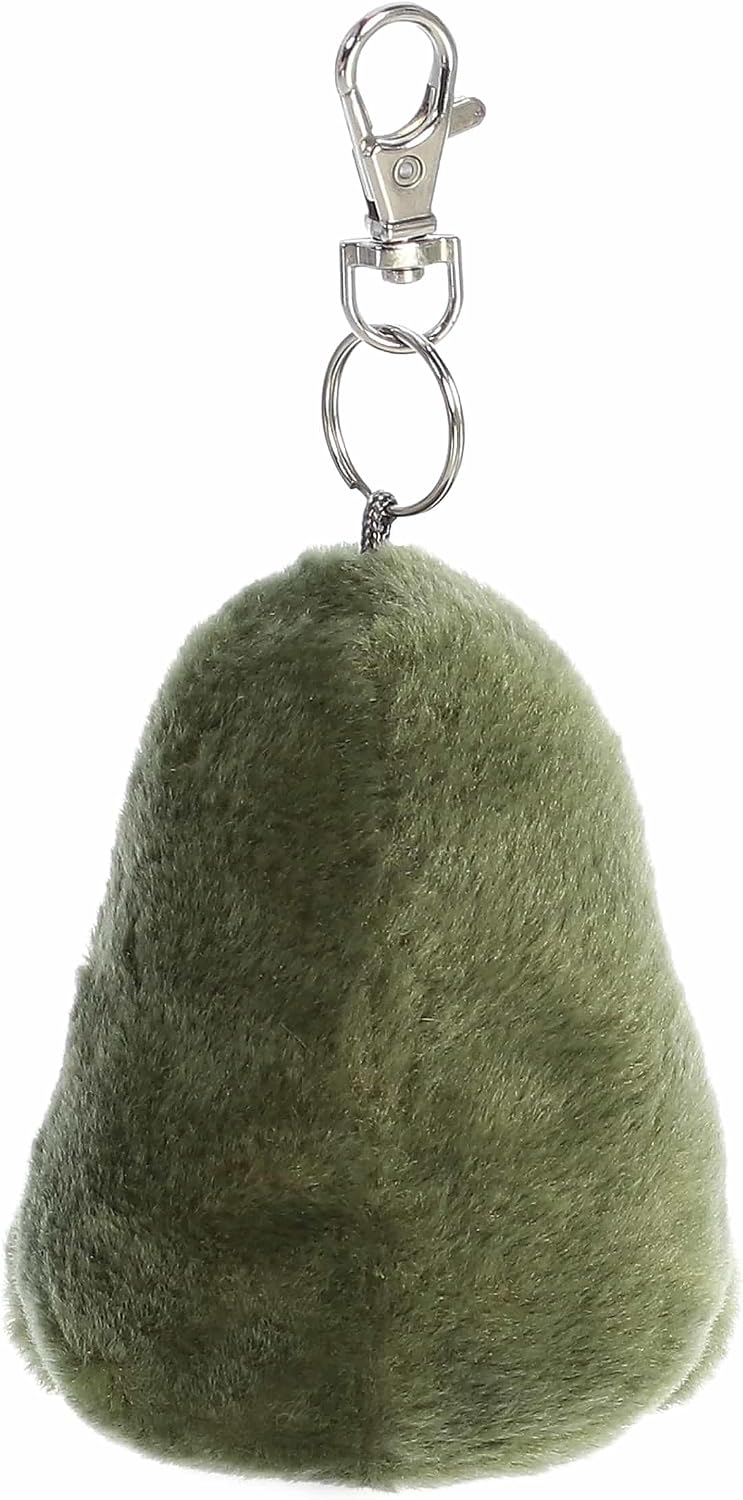 Aurora® Adorable Palm Pals™ Airy Avocado™ Clip-On- Fun Collectible Plush for Kids and Adult Collectors - Perfect for Backpacks and Birthday Gifts - Green 4 Inches