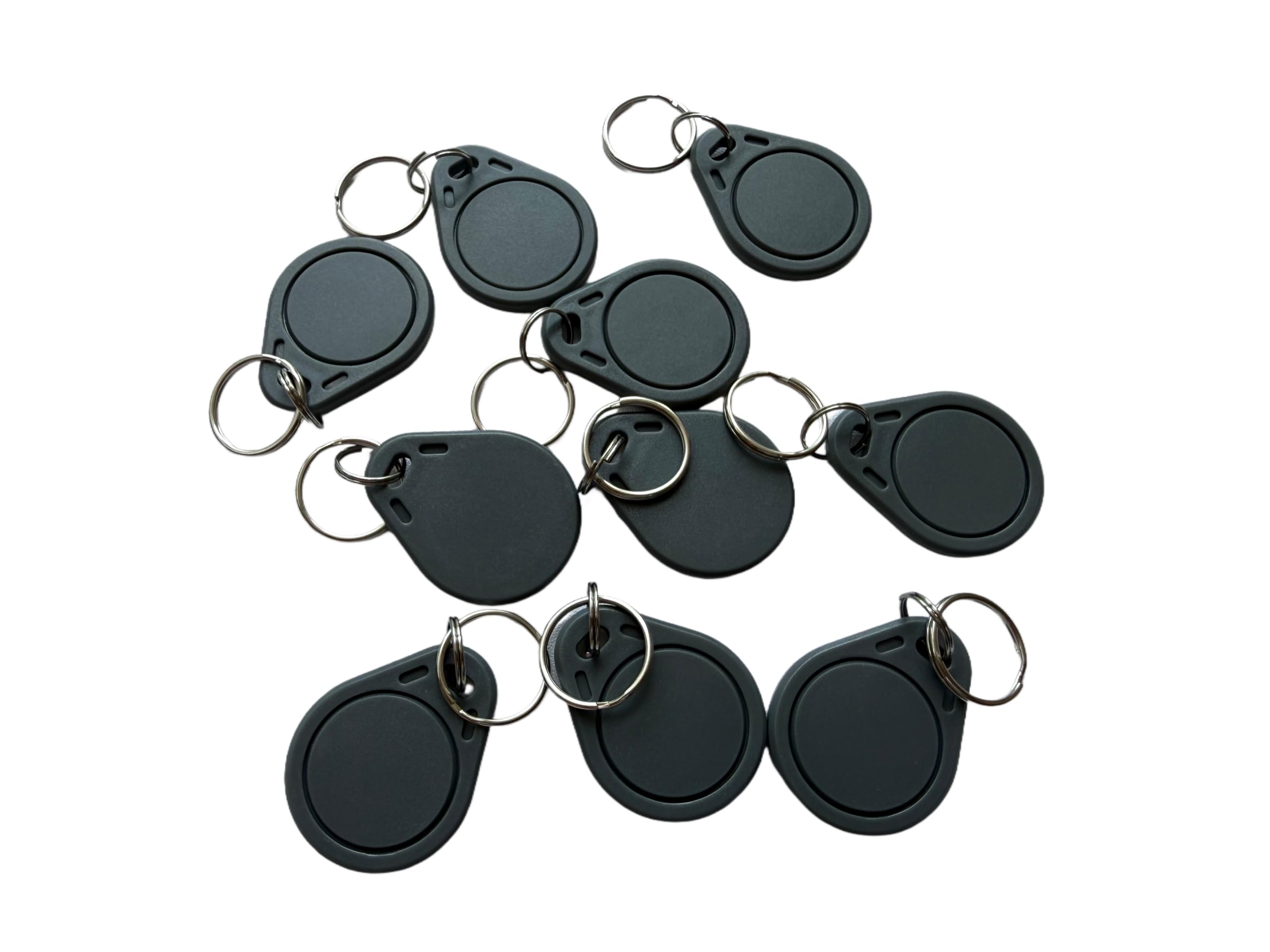 YARONGTECH® rfid 1K tag RFID 13.56MHz ISO14443A portachiavi ABS IC tag NFC per controllo di accesso (confezione da 100)