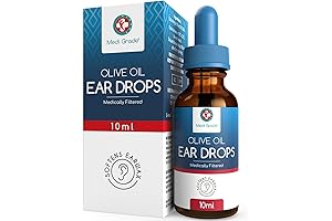 Medi Grade Ear Wax Removal Drops: 100% Natural Earwax Dissolver