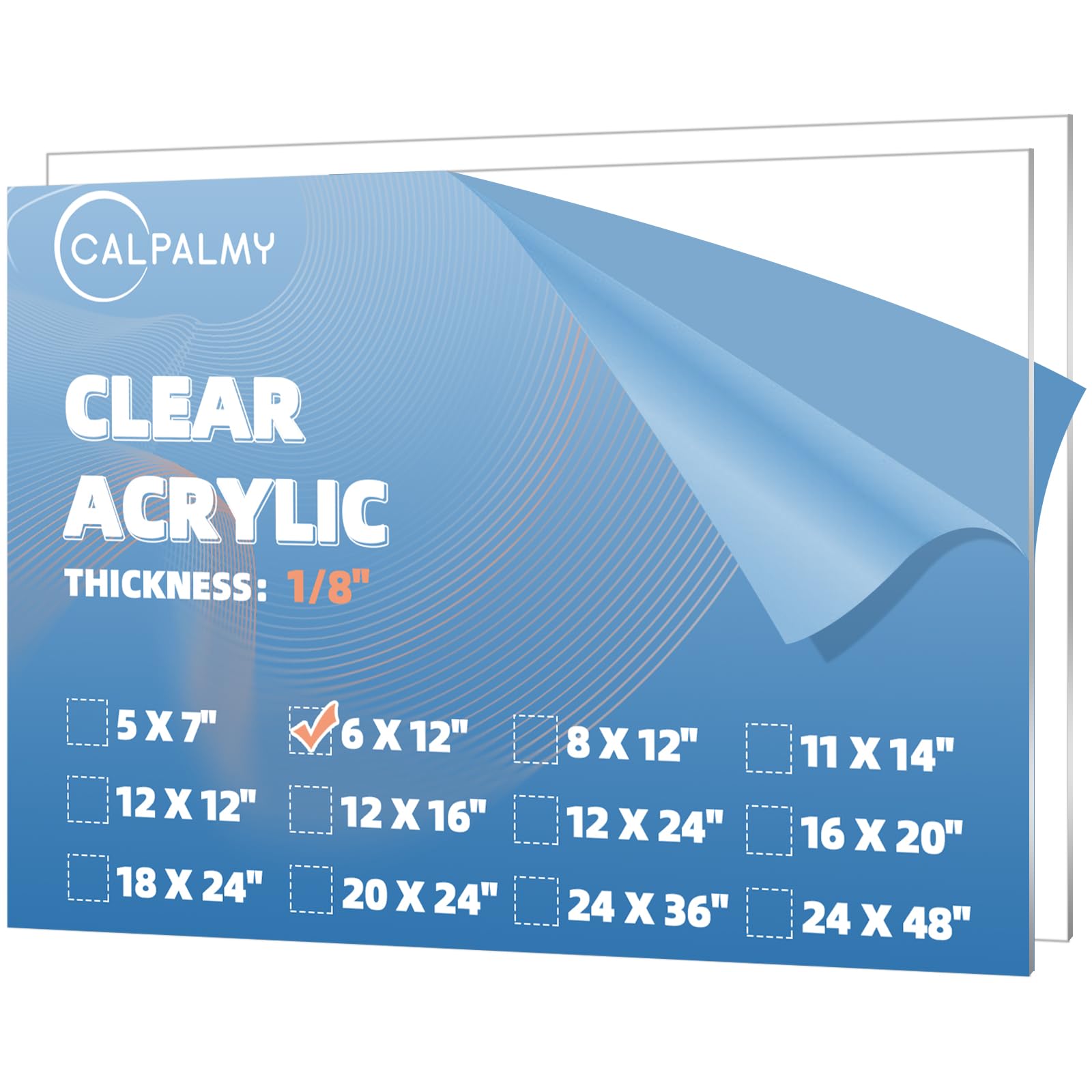 3-Pack Clear Acrylic Sheets 6x8 Inches, 1mm Thick - Shatter Resistant, DIY Picture Frame Glass 7 thumbnail image