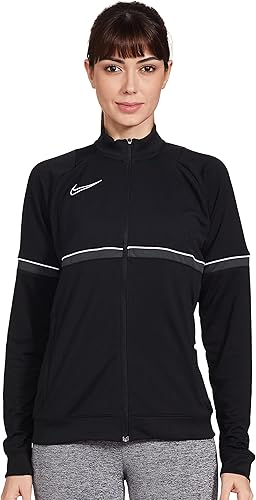 Nike Chaqueta Dry Academy 21 para mujer, NegroGris