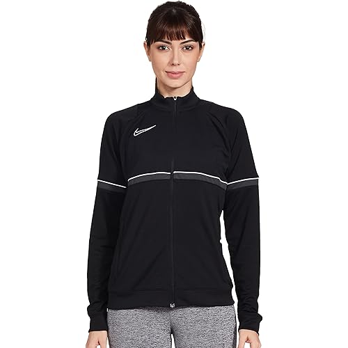 Nike Women's Dry Academy 21 Jacket (as1, alpha, s, Black/Grey)