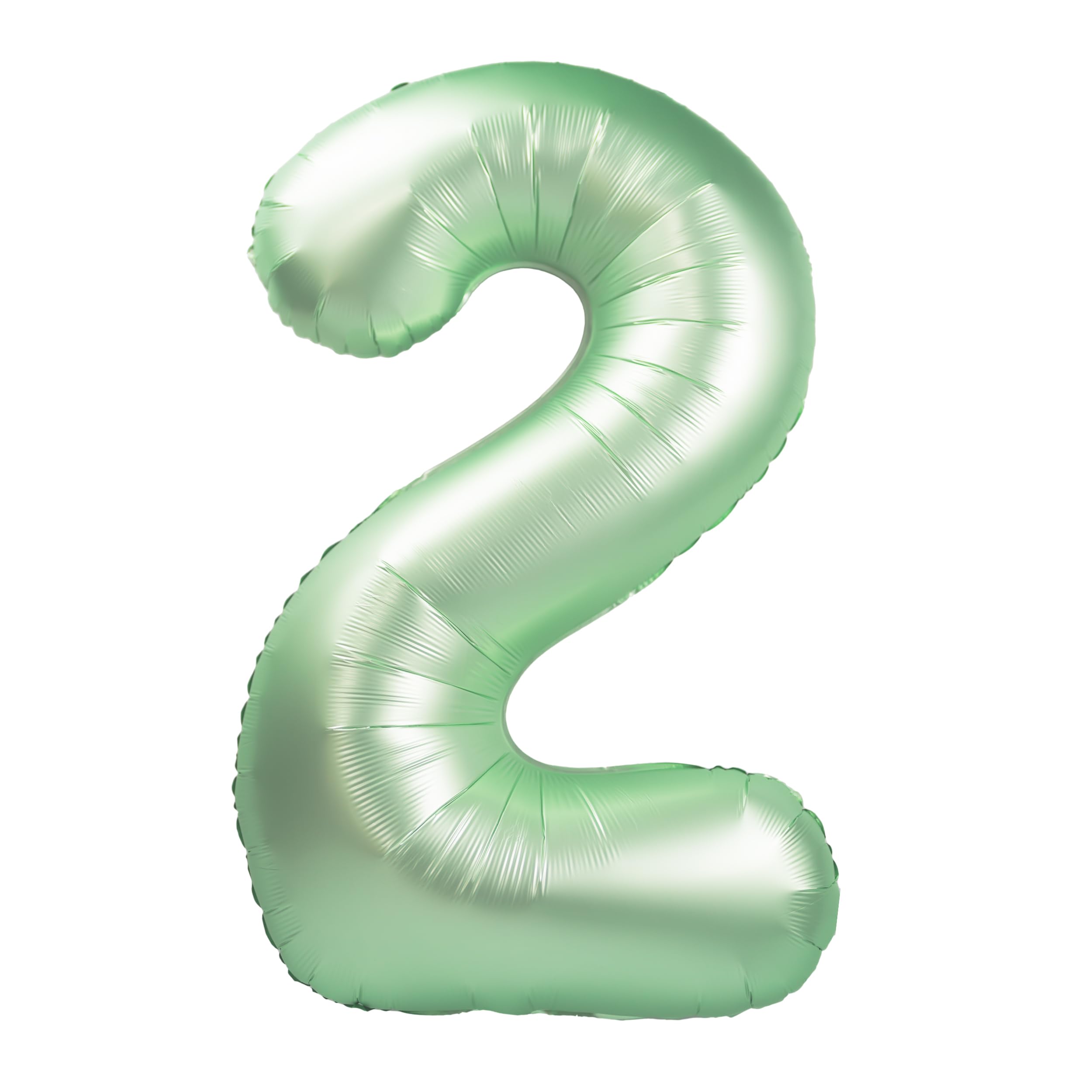 Party Kawaii 32 inch Olive Green Giant Number Helium Foil Birthday Party Balloons (Olive Green Number 2)