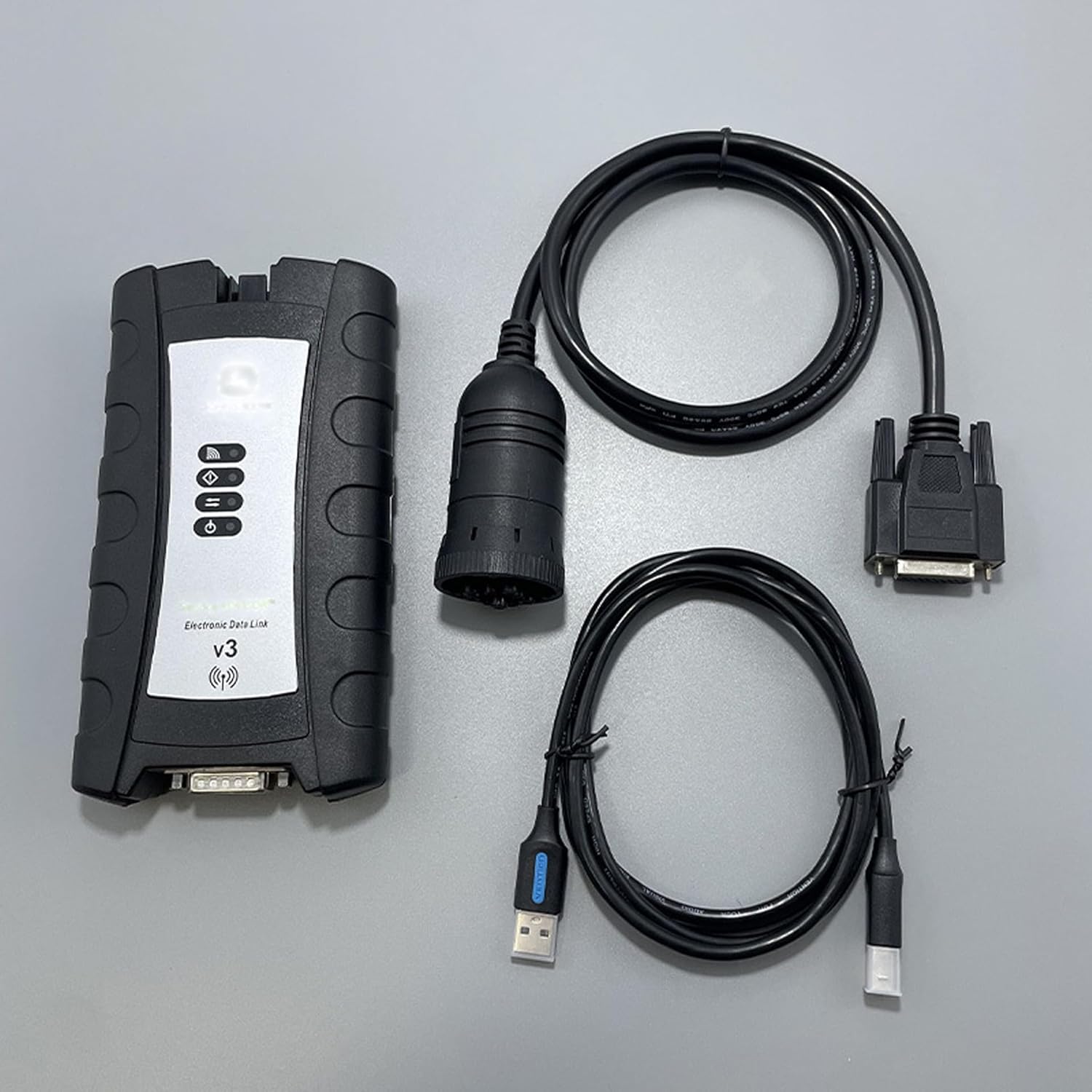 Electronic Data Link EDL V3 for John Deere Excavator Heavy Truck Agricultural Machinery Diagnostic Adapter Service Tool (EDL V3)