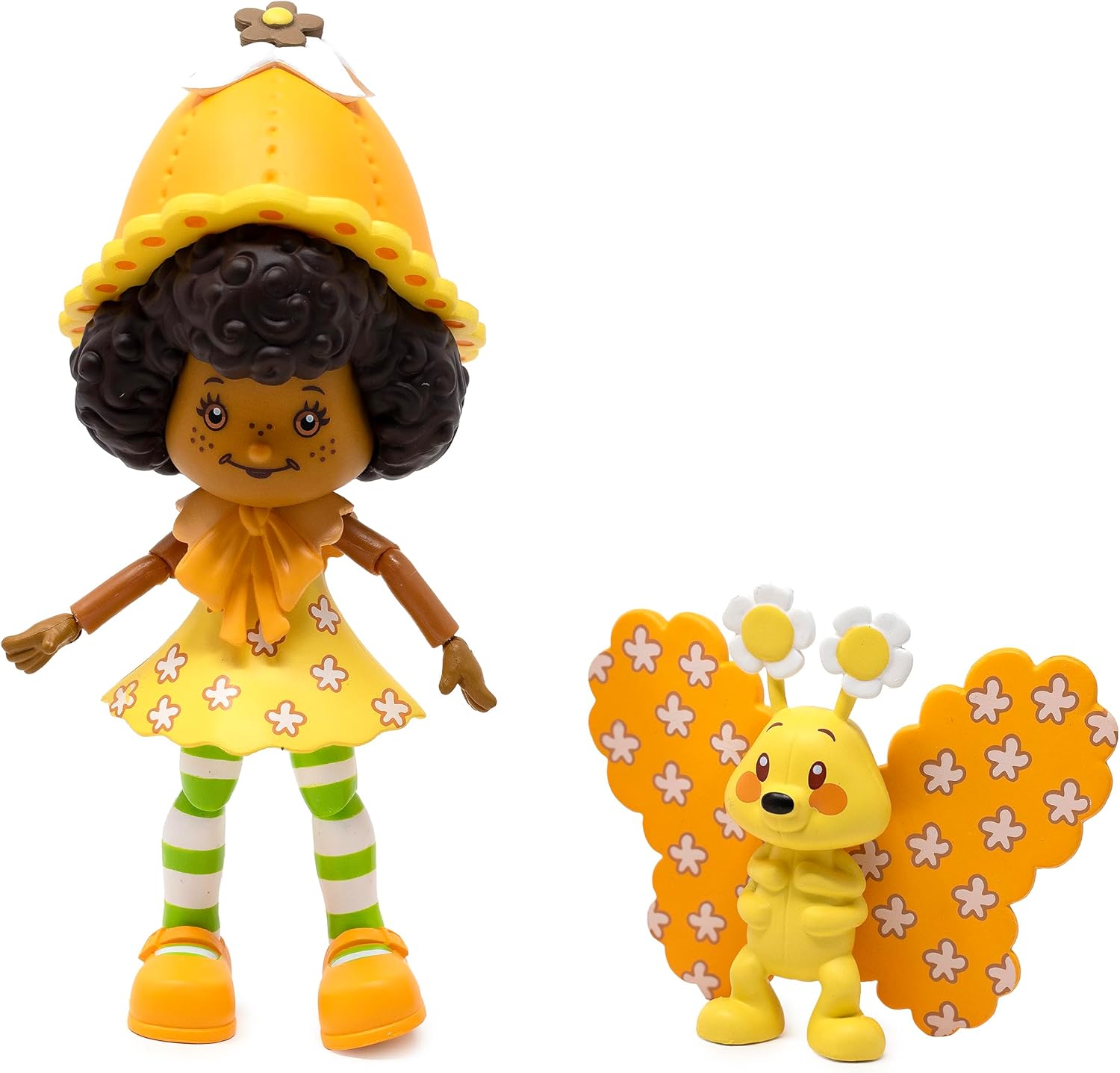 Boss Fight Studio Classic Strawberry Shortcake Orange Blossom Action Figure – Collectible, Scented Figurine with Removable Hat and Animal Companion – 1:12 Scale