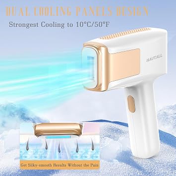 IPL Hair Removal Device, 3-in-1 Functions, Long Lasting & 30% Faster & Painless, at Home Laser Hair Removal Device for Women and Men, 2 Flash Modes & 5 Energy Levels, Corded Use