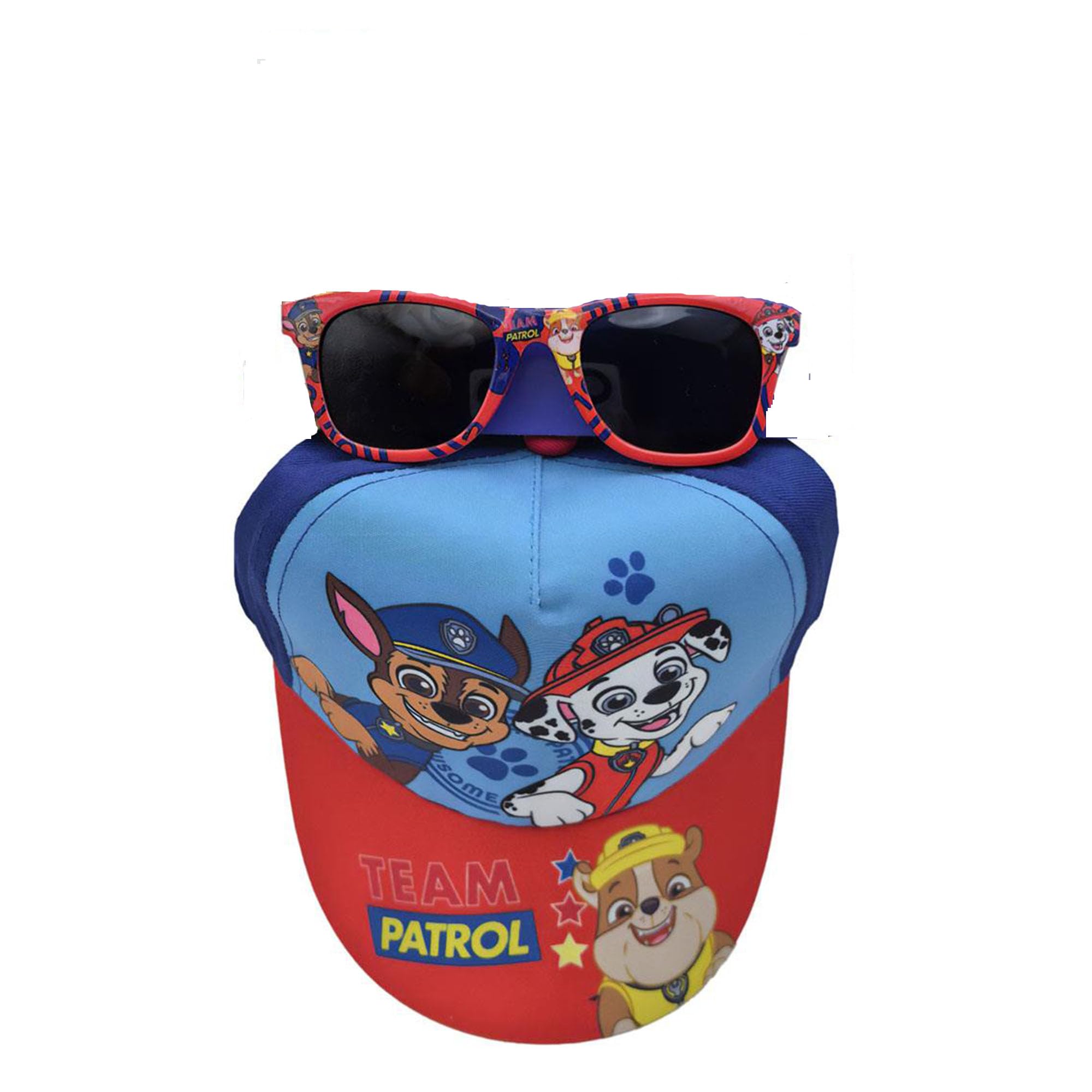 Pre School Unisex Kids Multicoloured Cap And Sunglasses 2 Piece Paw Patrol | Acotis - Textile