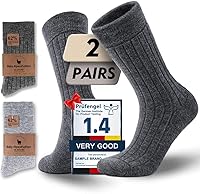 RunStrongerFeelBetter Alpaca Wool Heavyweight Crew Socks - Warm Thick Thermal Hiking Work Boot Socks, Cushioned Moisture Wicking Cozy Winter Socks