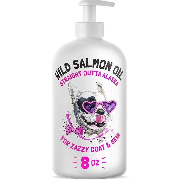 Buy Wild Alaskan Salmon Oil for Dogs & Cats Pure Fish Omega 3 6 9