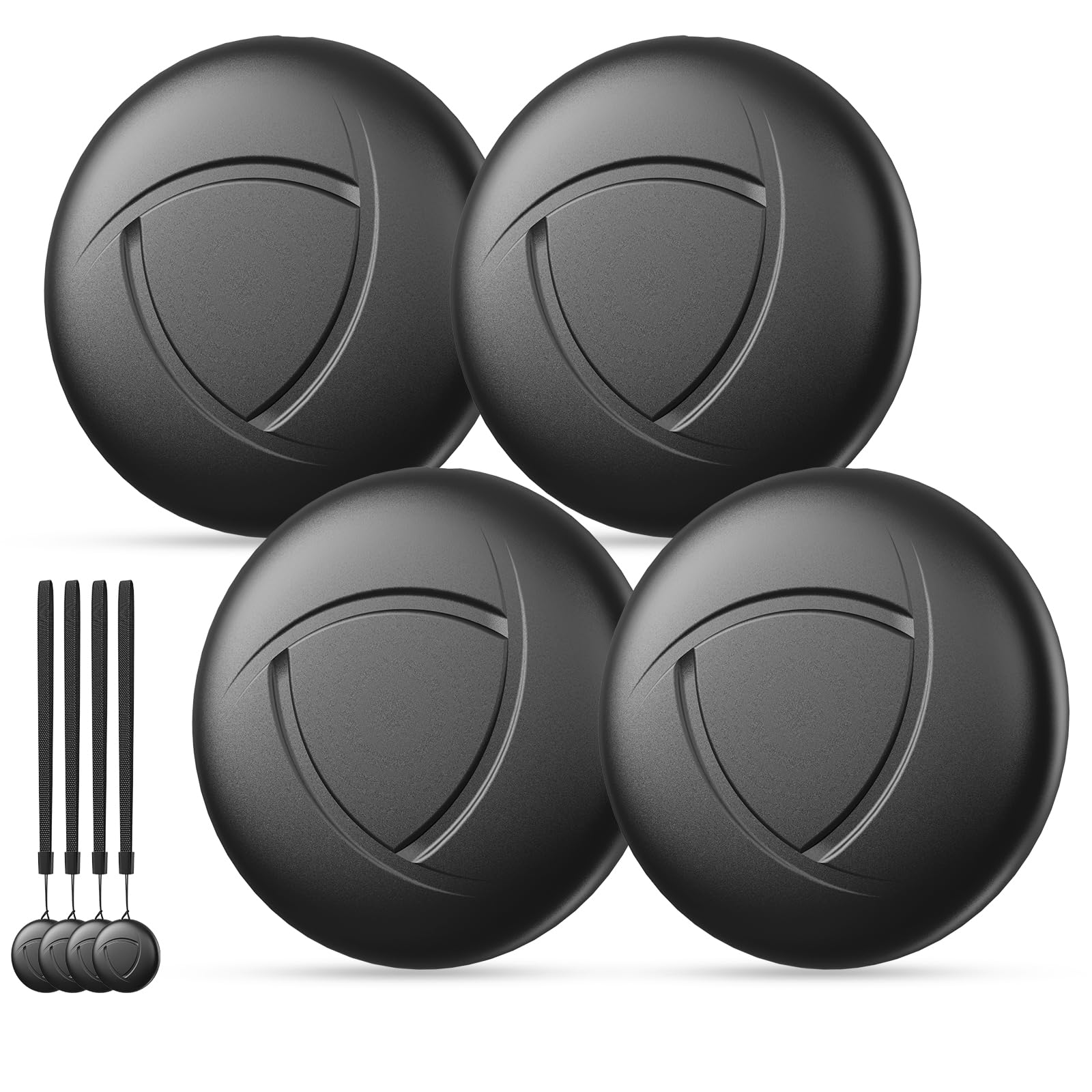 Smart Tracker Tags 4-Pack - Air GPS Tracker Kompatibel mit Apple Wo ist? (iOS NUR),Wasserdichter Gegenstandssucher,Bluetooth-Schlüsselfinder für Geldbörse,Gepäck,Austauschbare Batterie