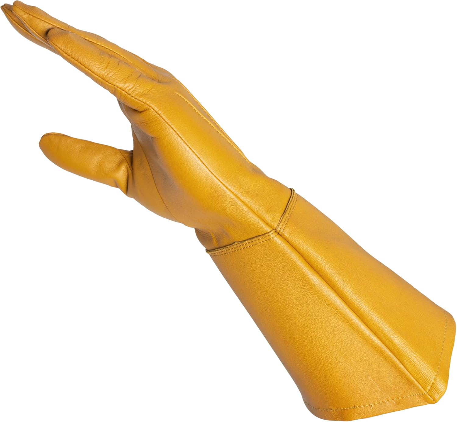 Enforcer Unlined Leather Gauntlet for Motorcycle Riding, Honor Guards, and Marching Bands TD650HP