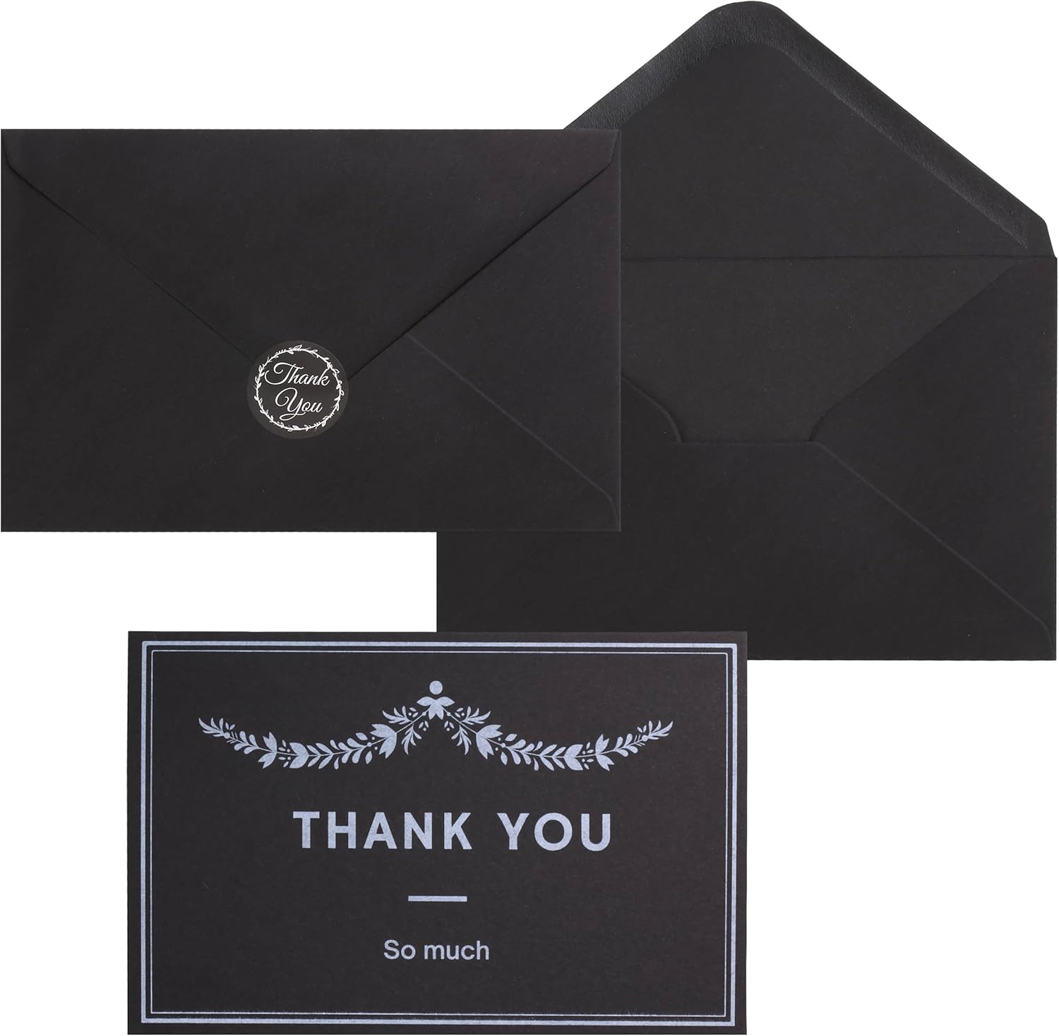 Mr. Pen- Blank Thank You Cards with Envelopes, 18 Pack, 4x6, Thank You Notes with Envelopes, Black Wedding Thank You Cards Wedding, Thank You Note Cards, Baby Shower Thank You Cards - Image 9
