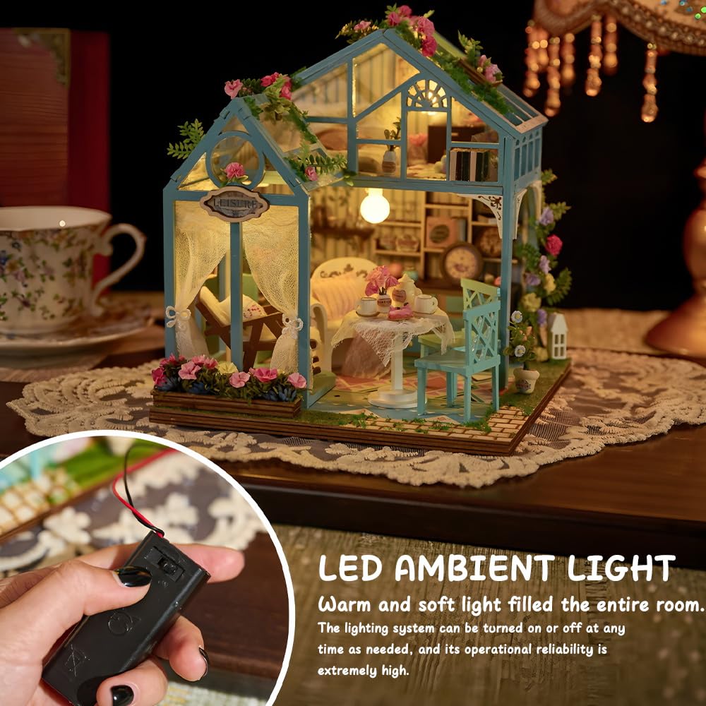 XUXLEKK Book Nook Kit, DIY Book Nook Magia Miniature da Costruire DIY Booknook 3D Puzzle Legno
