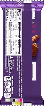 CADBURY DAIRY MILK Fruit & Nut Milk Chocolate Candy Bars, 3.5 oz (14 Count)