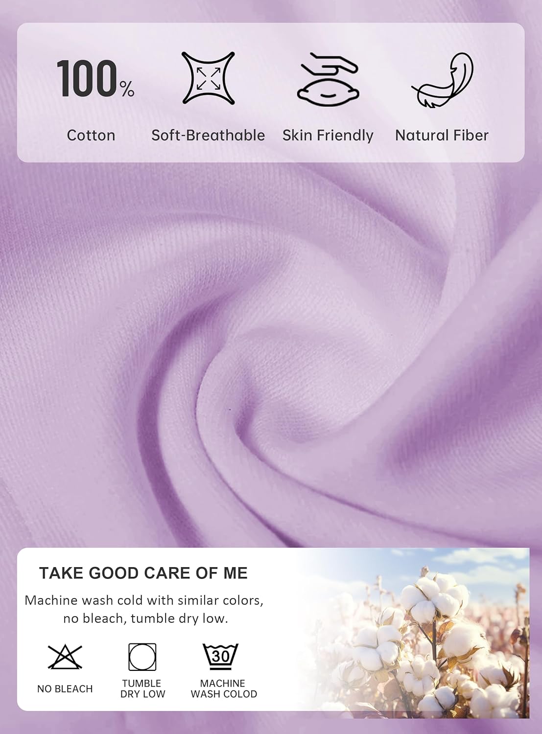 COLORFULLEAF 100% Cotton Women's Pajama Sets Short Sleeve Capri Pajamas for Women Set Button Down Pjs Soft Sleepwear Summer - Image 4