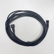 2Pin Waterproof Cable Connector Wire IP65 Outdoor Electrical Female Male Plug Junction Wire 16.4ft 2 * 0.5 mm2 Extension Cable for Car, Truck, Boat, Indoor/Outdoor LED Strip Lights 1 Pack