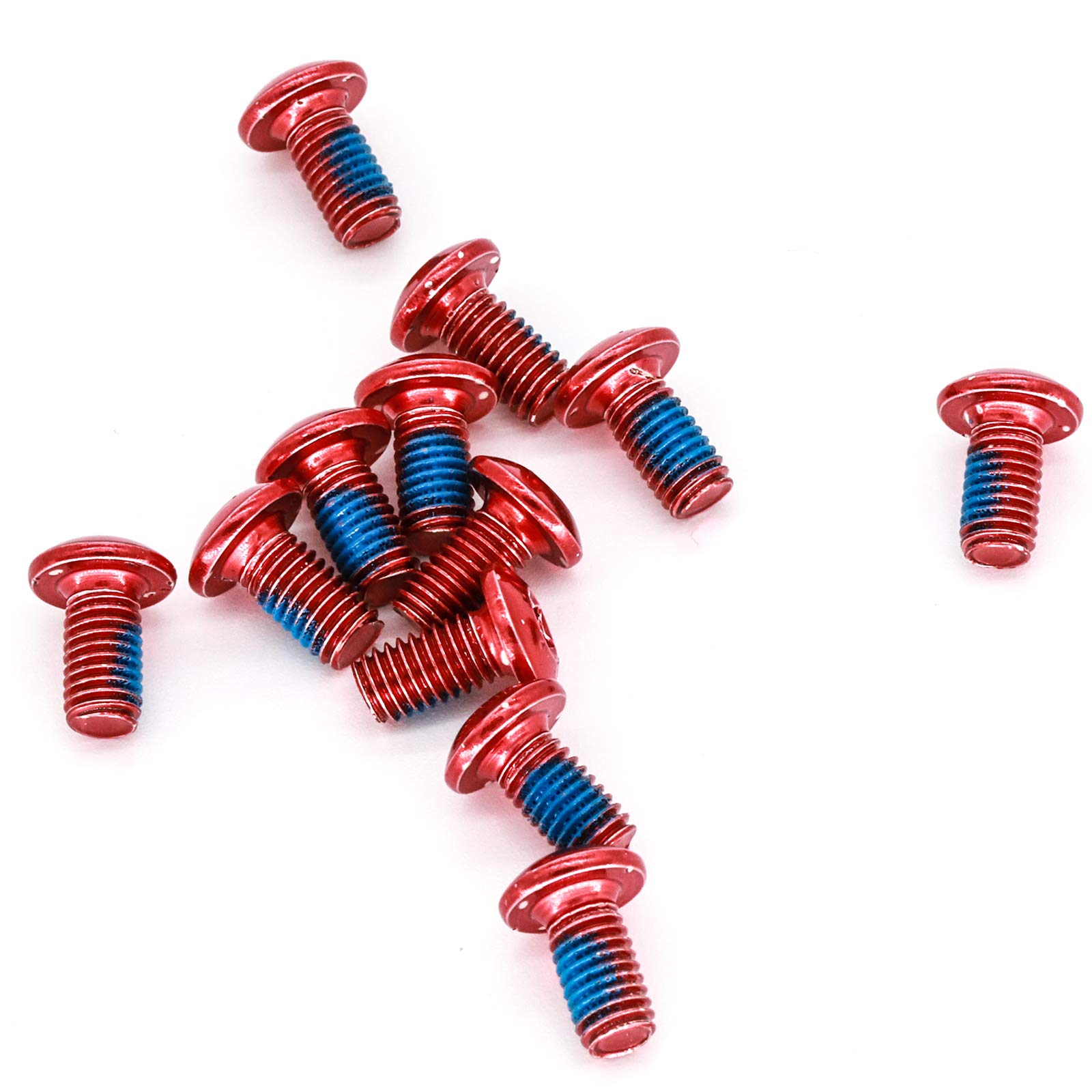 12pcs Bicycle Disc Brake Rotor Torx Bolts T25 M5x9mm Road Bike Fixing ...