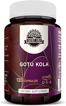 Earths Love - Gotu Kola 120 Capsules, 500 mg, Gotu Kola Centella Asiatica Dried Herb 120 Capsules