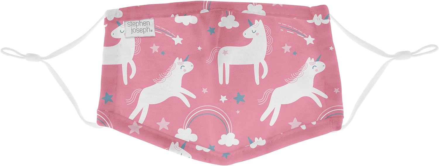 Stephen Joseph Adjustable Mask with Zippered Pouch - SHARK, 6.5” x 4.25” : Clothing, Shoes & Jewelry