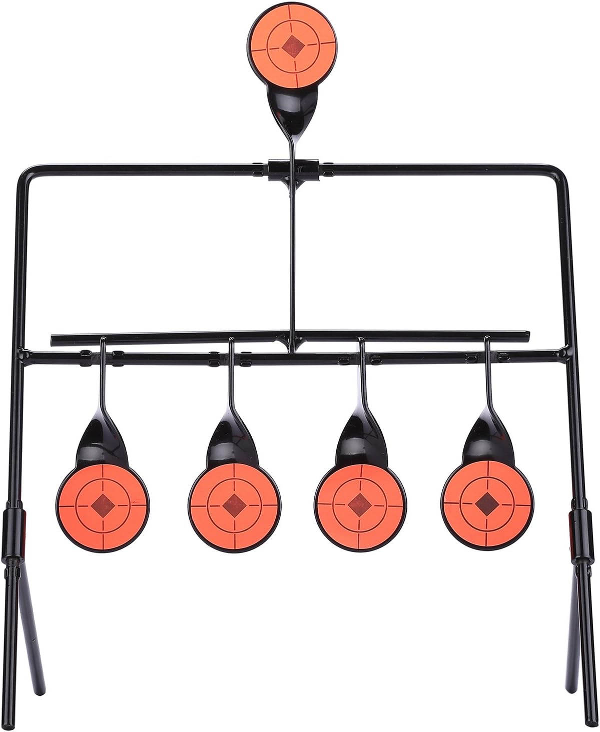 Hiram Resetting Target with Portable Design and Shooting Spots, Rated for .22 .177 Caliber