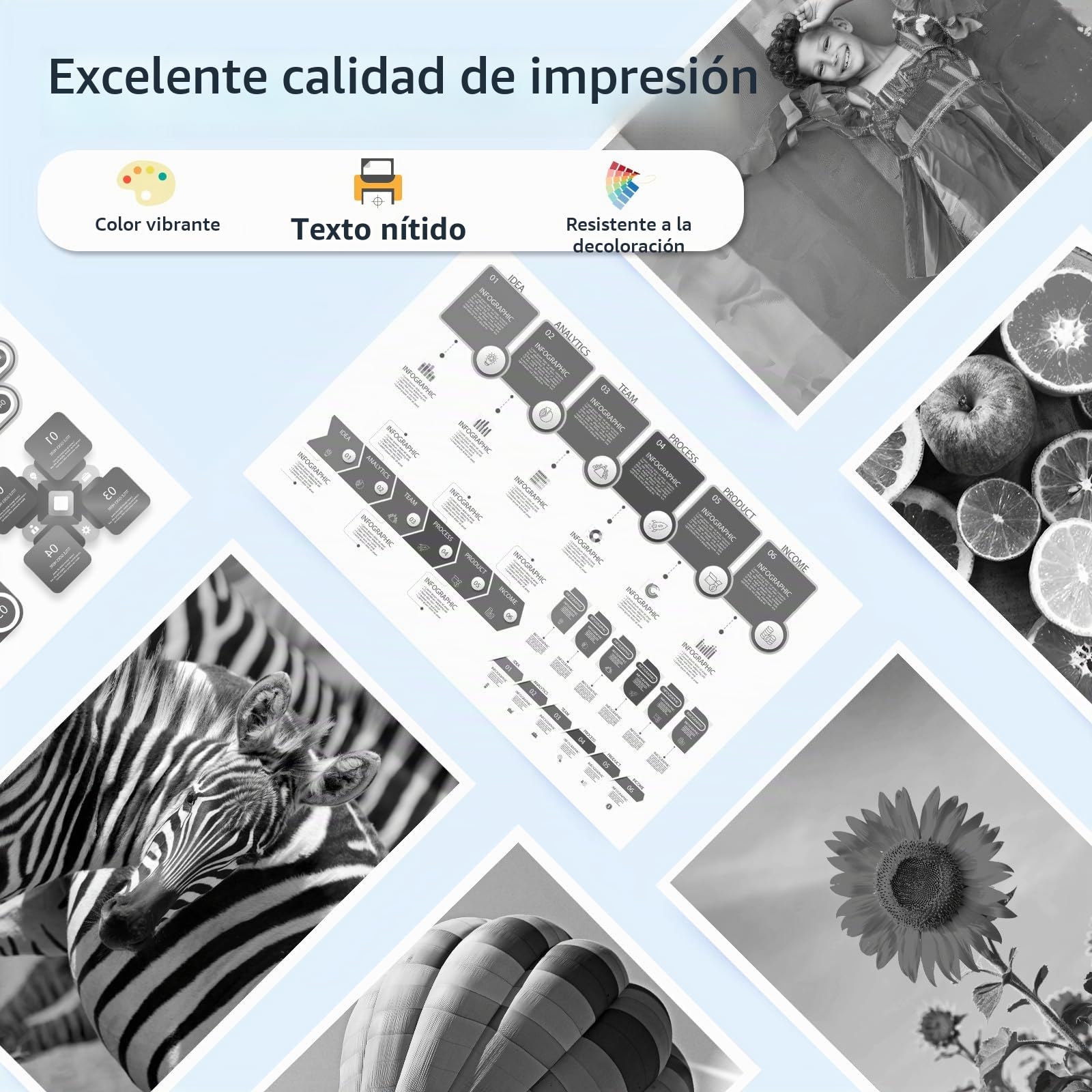 Cartuchos ECOINKO 62XL Negro - 1500+ Páginas, Reemplazo para Tinta HP 62 XL Negro Originales, Tinta Impresora 62 para HP Envy 5540 5541 5542 5543 5640 5642 5643 Officejet 200 200c 250 258 (Pack de 2)