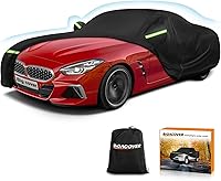 Vista 24 de Funda Universal para Sedán Compatible con Mercedes-Benz Clase C, BMW Serie 3, Audi A3, Impermeable para Todo Clima Resistente Anti-UV Resistente al