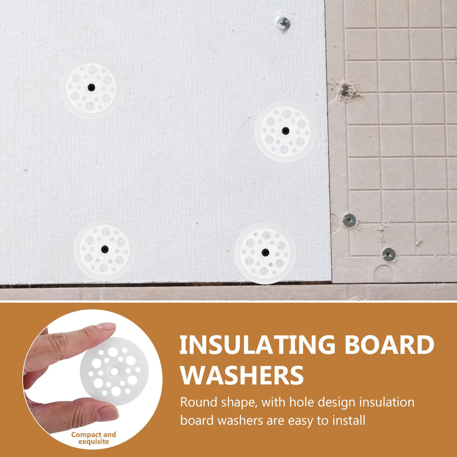 Polypro Rigid Insulation Load Spreading Washers 300-Pack For Rigid Foam Insulation ...
