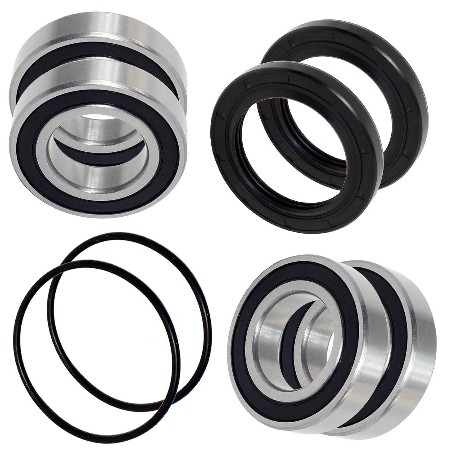 Caltric Rear Swing Arm Ball Bearing Seal Kit Compatible with Suzuki Lt-F400F Eiger 400 4X4 2002-2007