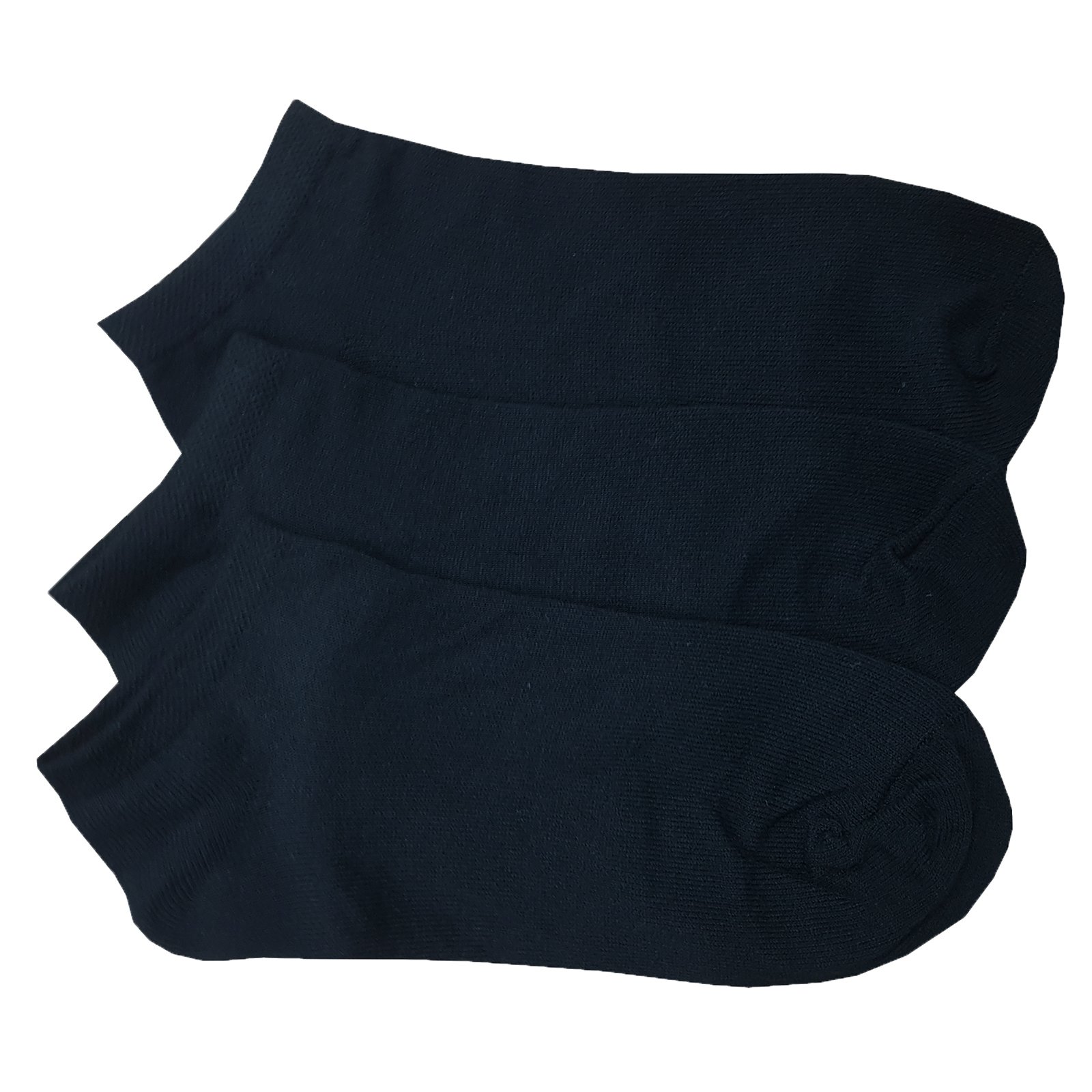 Britwear Men's Black 3 X Super Soft Bamboo Rich Trainer Socks Liner Colour: Size:uk 6-11 / Eur 39-45