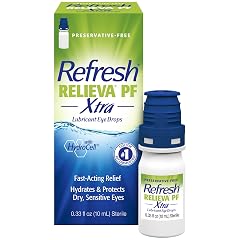 Refresh Relieva PF Xtra Preservative-Free Artificial Tears Lubricant Eye Drops 0 33 fl oz 10 mL 1 Count