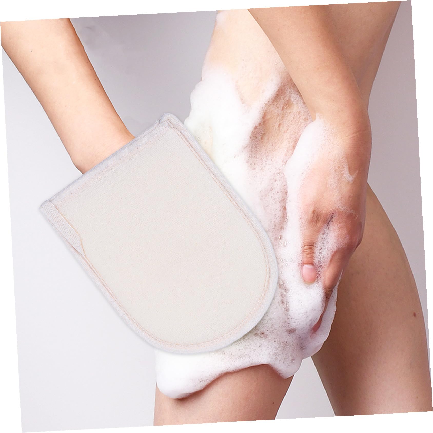 FRCOLOR 3 Set di Guanto da Bagno Spazzola Esfoliante Spugna di Luffa Guanti per Scrub Corpo Guanto da per Pulizia Profonda 2 Pezzi*3