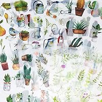 Vista 12 de allydrew Washi - Juego de calcomanías para álbumes de recortes, manualidades para papelería, diario, fabricación de tarjetas, (18 hojas), flores