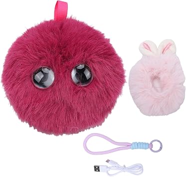 Asixxsix AI Desk Robot Companion, Real Time Voice Interaction Interactive AI Robot Pet, Intelligent Dialogue Smart Robots Plush Toy, Interactive Toys Girls & Boys (Rose Red (Friday))