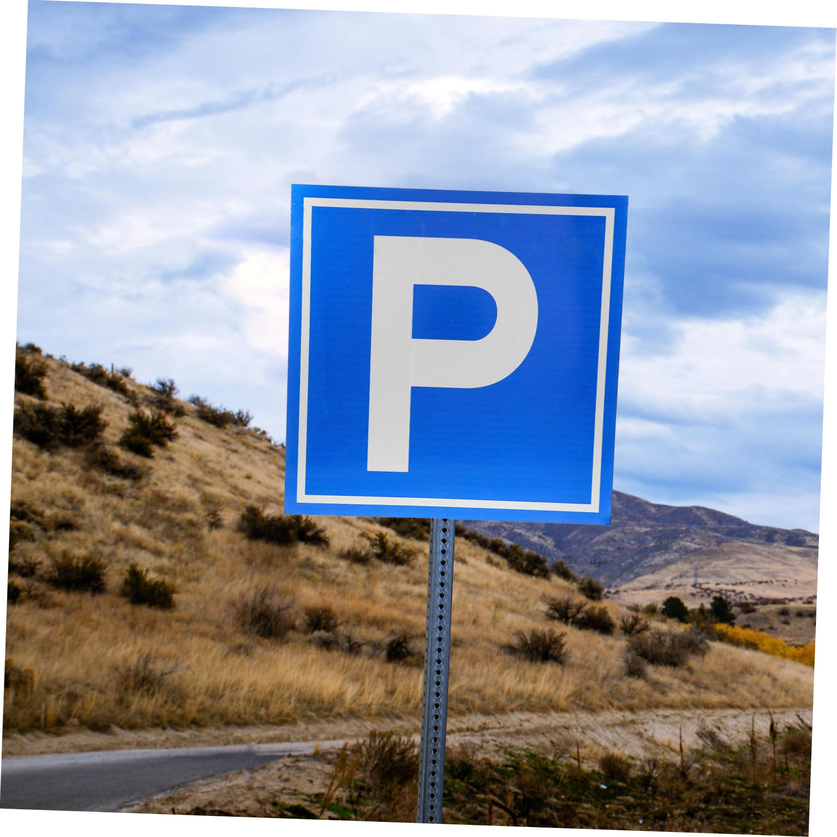 Cartello Simbolo Parcheggio P in Lega di Alluminio Blu | Segnale di Sicurezza per Aree Indicazioni Visibili, Uso in Parcheggi e Altri Spazi Necessità di Segnaletica Chiara