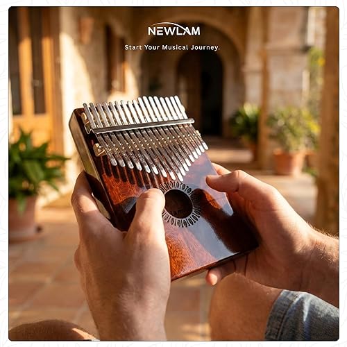 Miniatura 2 de Kalimba - Piano de pulgar de 17 teclas, piano portátil de dedo Mbira, regalos para niños y adultos principiantes