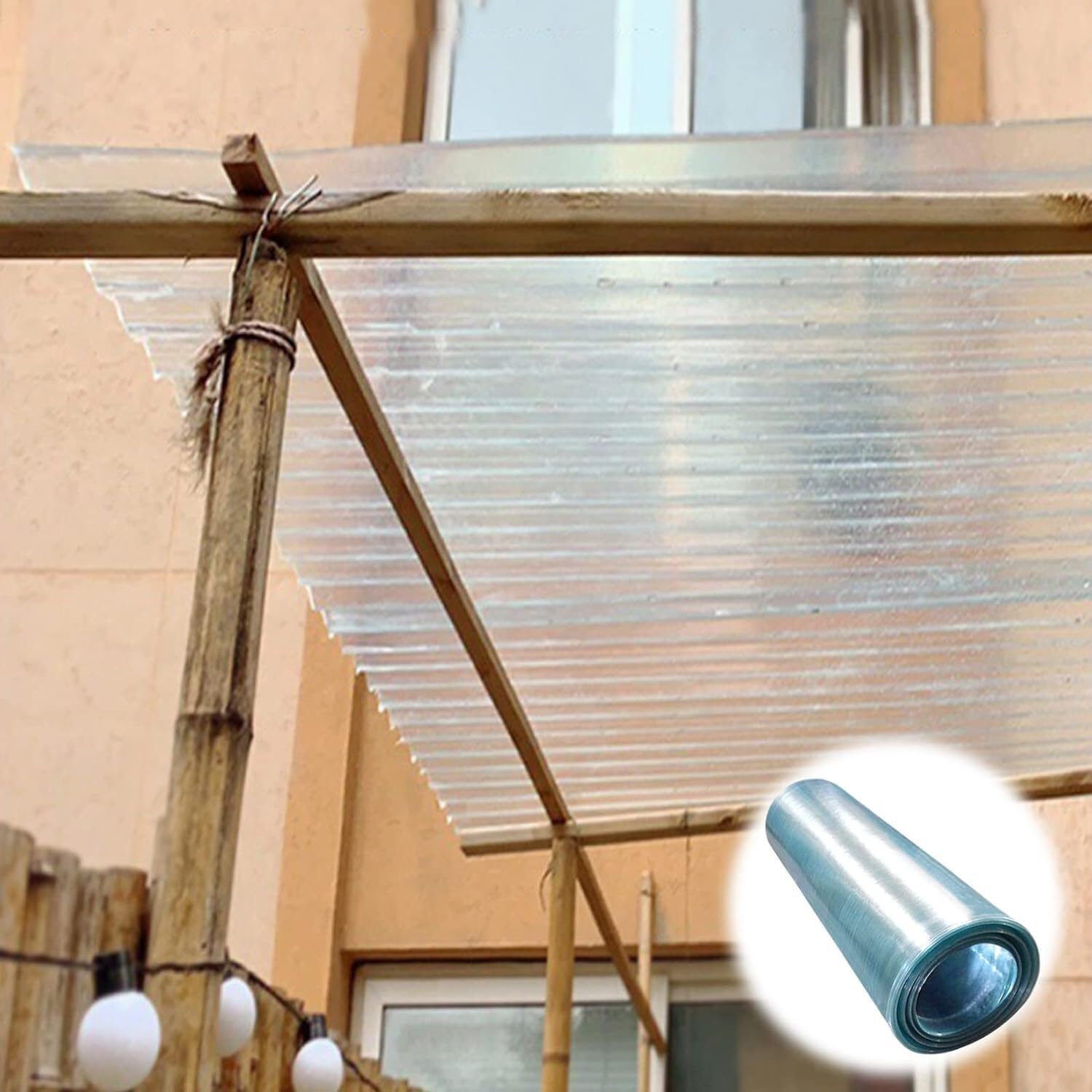 Feuilles de serre en polycarbonate pour protection de potager Kanduo