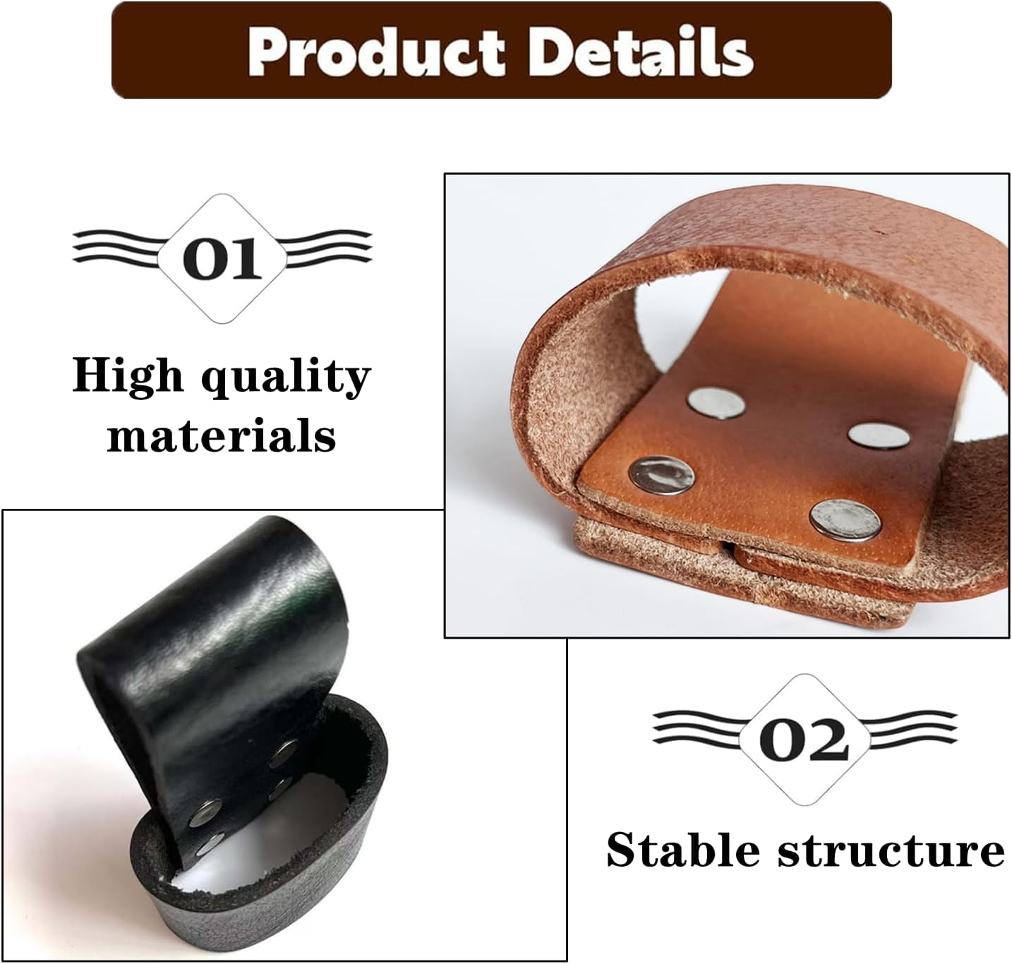 Hammer Holster Premium Leather Axe Sheath Axe Holster Belt Loops for Outdoor