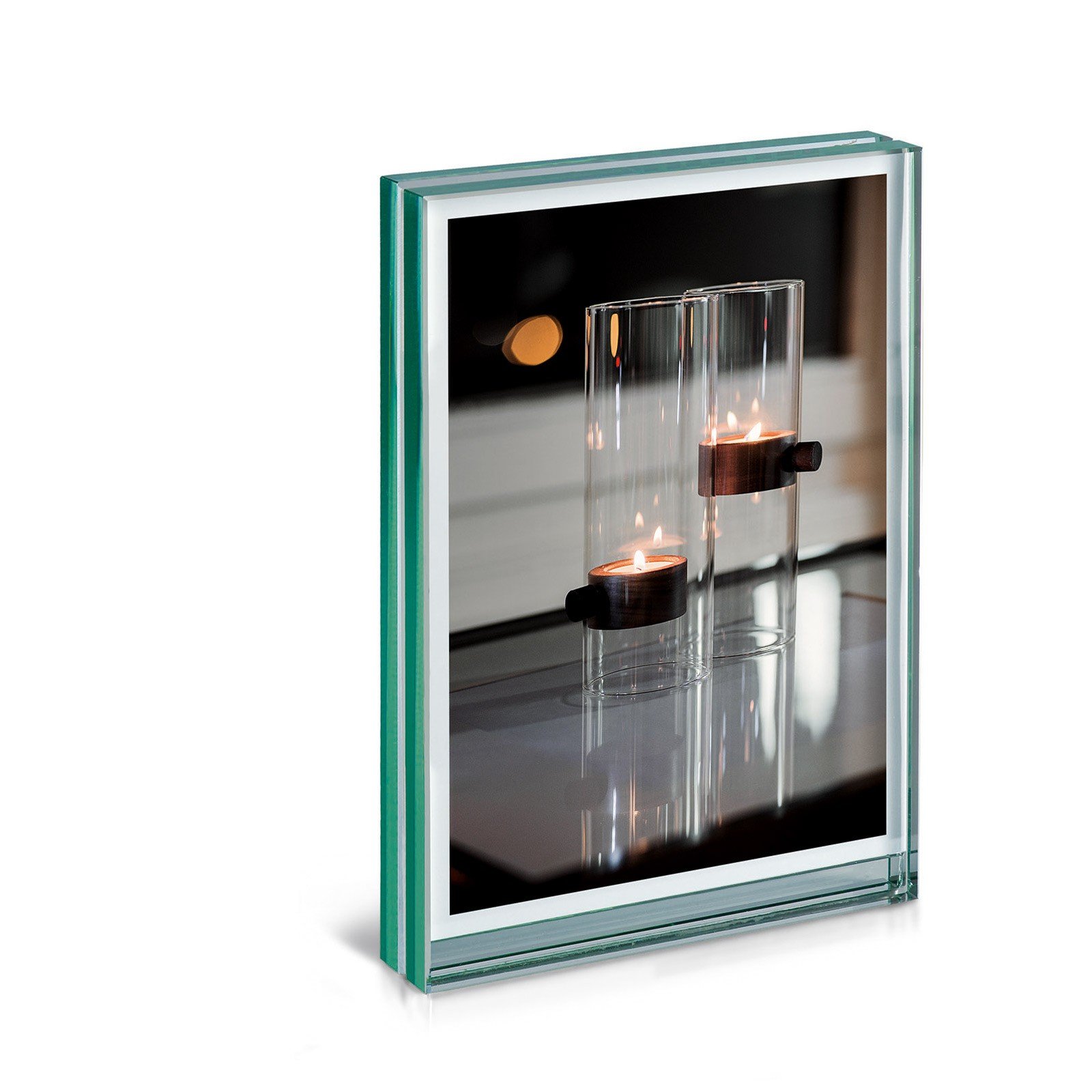 Philippi VISION Bilderrahmen 13 x 18 cm Hochformat | Doppelglas, zum Stellen