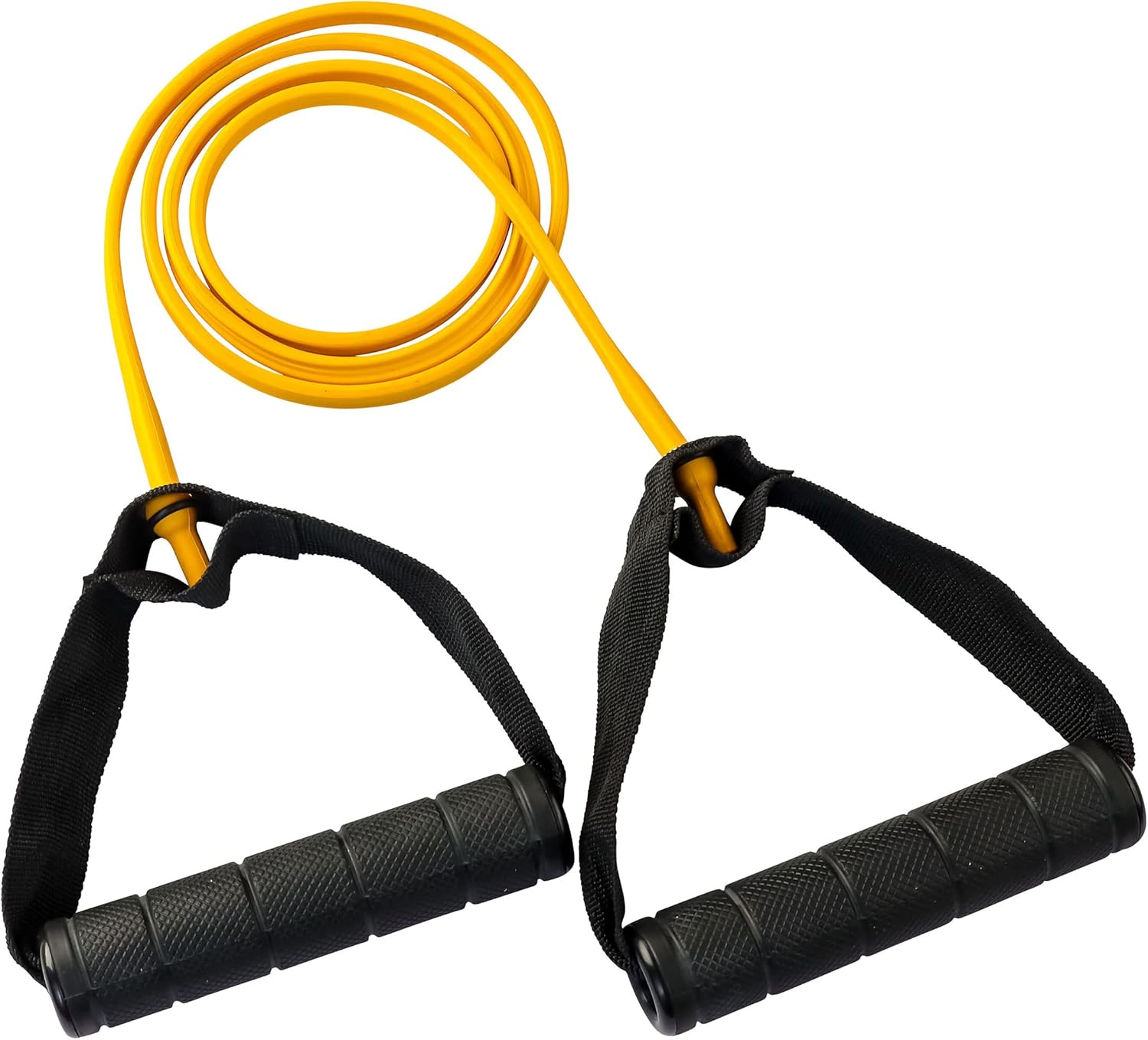 Body-Solid Tools Medium Resistance Tube Bands - Exercise Tubes for Workouts, Beachbody Fitness, Home Gym - Durable Resistance Tubing with Comfort Grip Handles