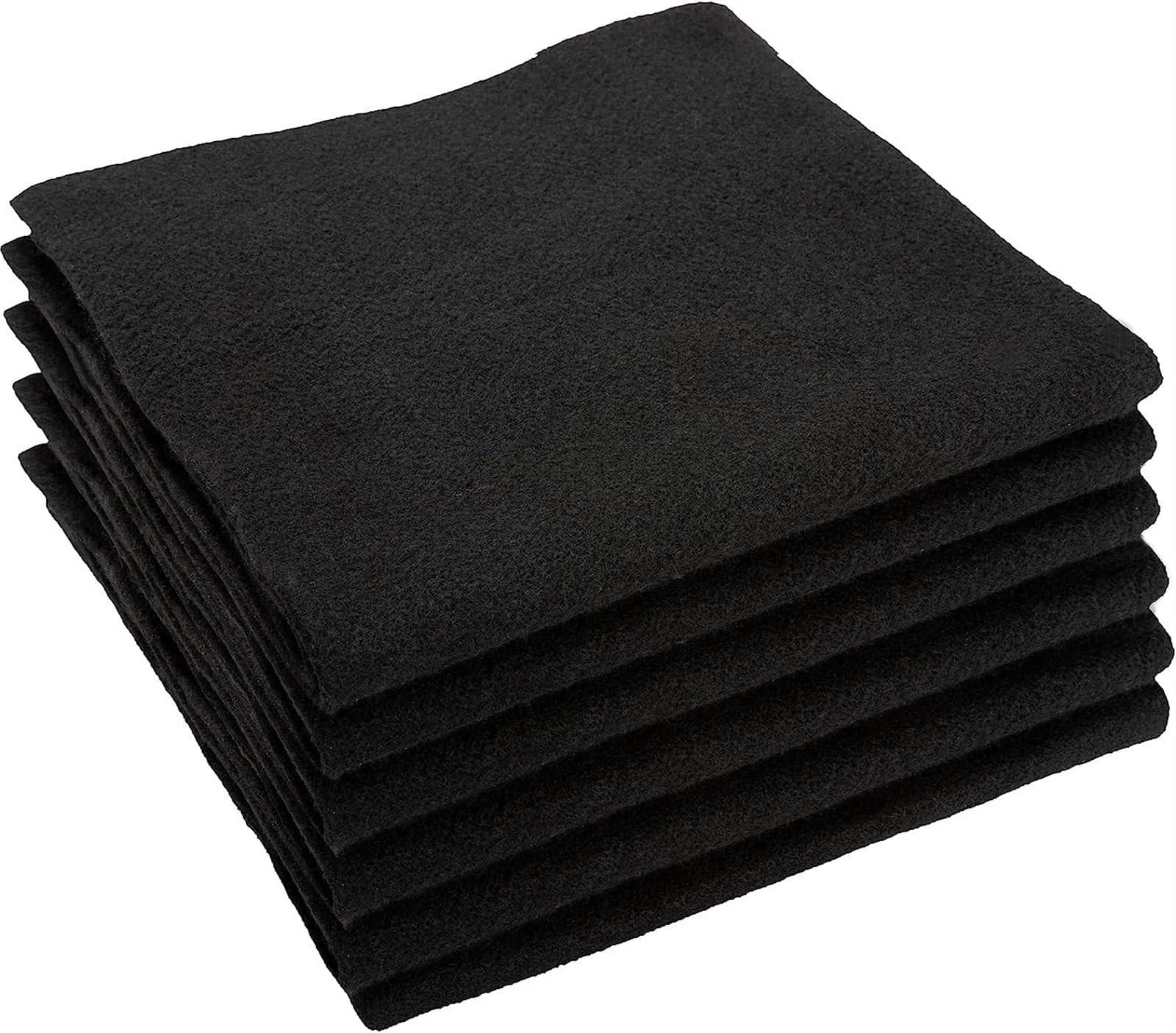 Carbon Felt Welding Blanket Fireproof, 1/7"(3.5mm) Thickened Flame Retardant Protective Mat Up to 1800°F Heat Resistant Insulation Pad for Glass Blowing Camp Wood Stove Grill (Size : 6